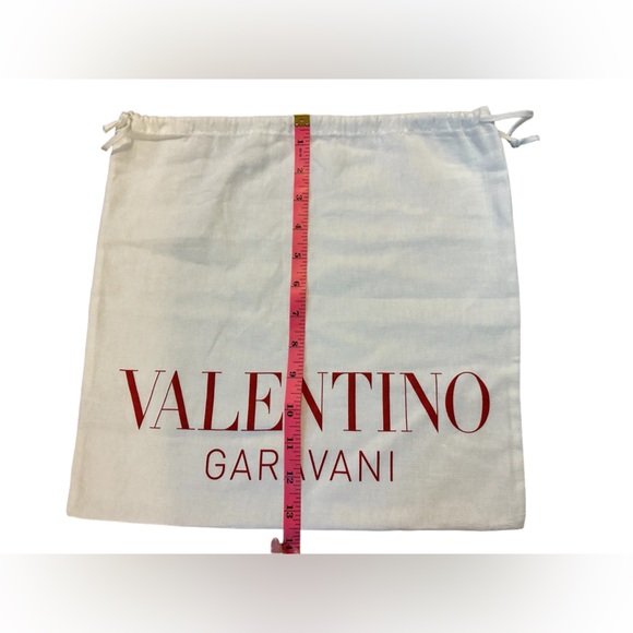 VALENTINO GARAVANI LIKE NEW COTTON  DRAW STRING DUST BAG 14 x 13 1/2 - Picture 3 of 6